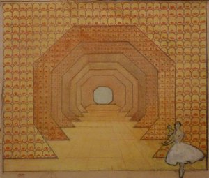 Sketch of Decor for Les Abeilles